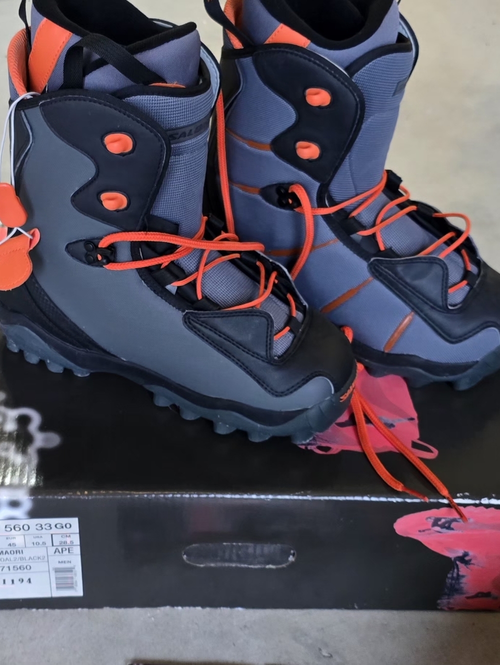 NEW - Salomon Maori Snowboots - 10.5